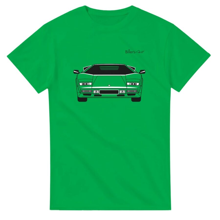 Lamborghini Countach Front View Super Cool T-Shirt Automotive