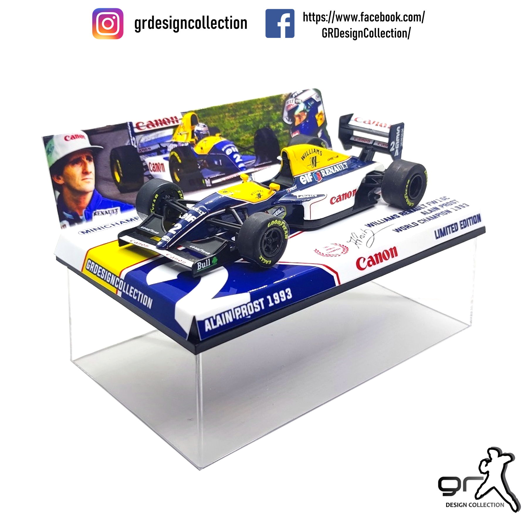 Alain Prost - Williams FW15C - F1 World Champion 1993 - 1:43