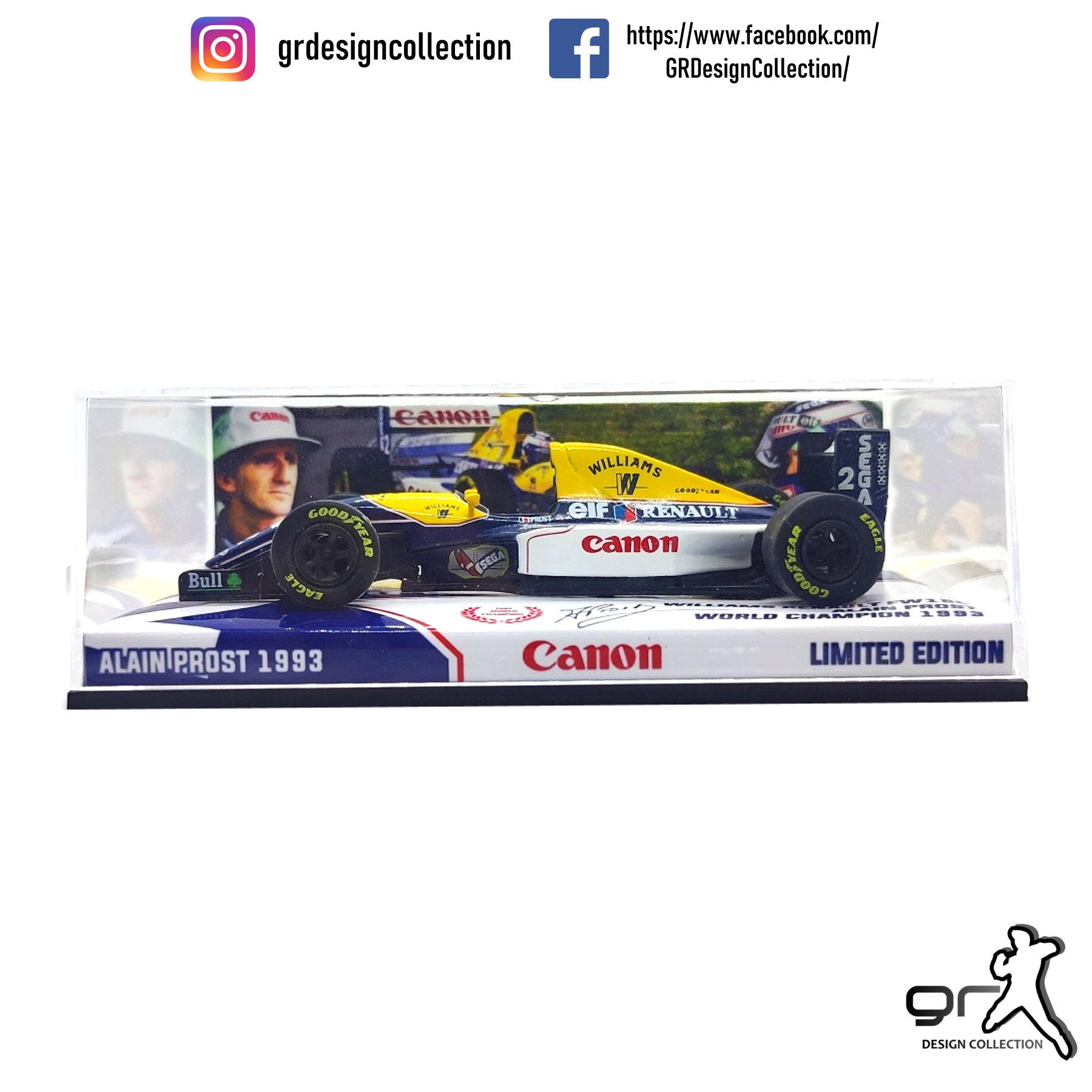 Williams Fw15C - Alain Prost 1993 - F1 Car Collection1/43