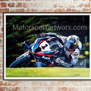 Toprak Razgatlıoğlu ROKiT BMW Limited Edition Print Sports Car Racing Posters & Prints by Motorsport Artworx