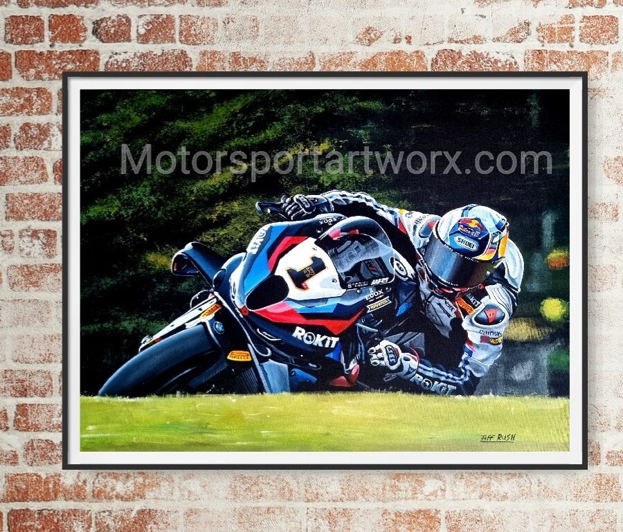 Toprak Razgatlıoğlu ROKiT BMW Limited Edition Print from the MotoGP Memorabilia store collection.