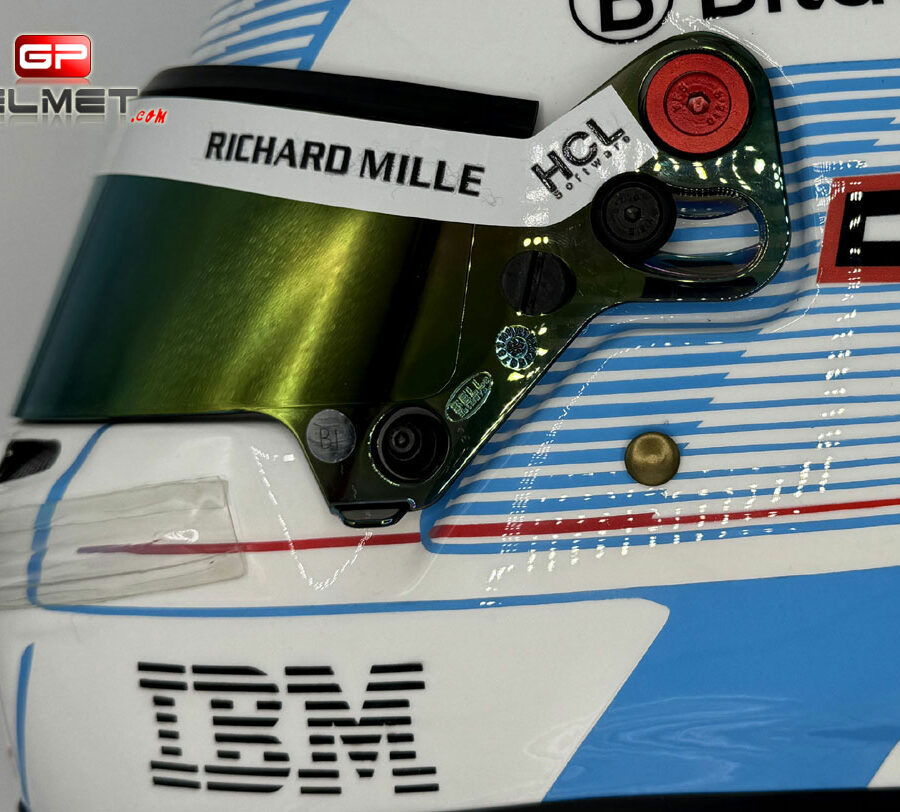 Charles Leclerc 2025 Monaco GP F1 Helmet Ferrari F1 Monaco GP Track Art