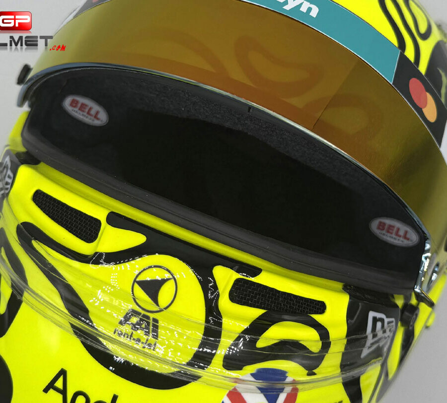 Lando Norris 2025 Silverstone GP F1 Helmet Mc Laren F1 British GP - Silverstone Track Art