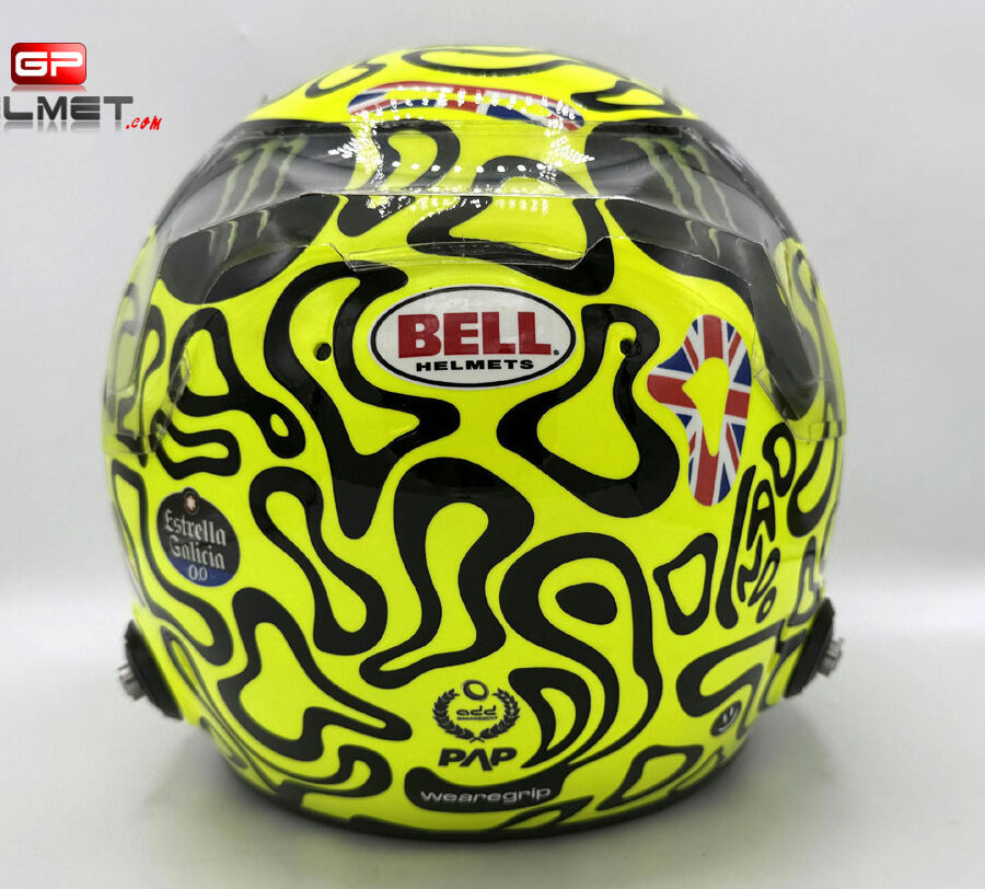 Lando Norris 2025 Silverstone GP F1 Helmet Mc Laren F1 British GP - Silverstone Track Art