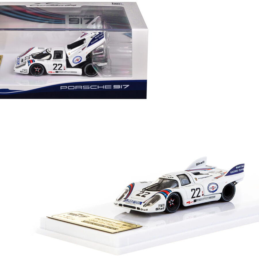 Porsche 917K #22 Gijs van Lennep - Helmut Marko "Martini Racing" Winner "24 Hours of Le Mans" (1971) "Curitiba64" Series 1/64 Diecast Model Car by Tarmac Works Automotive