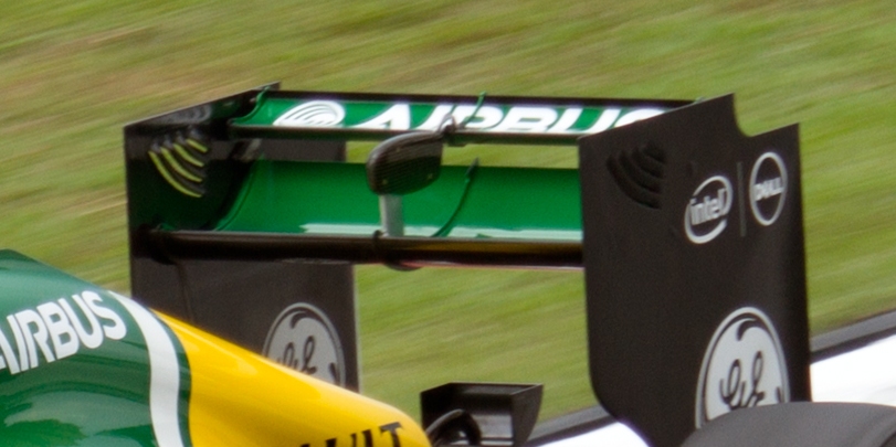 R26: Caterham F1 carbon fibre fiber DRS aero wing part racing motorsport engineering genuine guys mans Formula 1 racecar gift Formula 1 Memorabilia