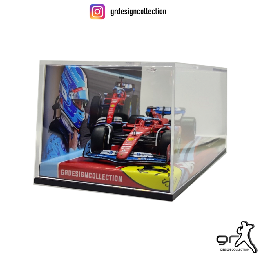 Charles Leclerc - Ferrari SF-24 - Miami GP 2024 / 1:43 Bahrain GP - Sakhir Track Art