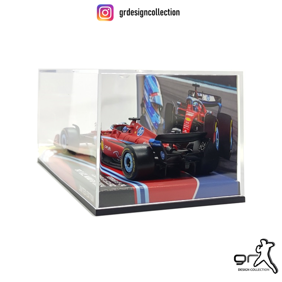 Charles Leclerc - Ferrari SF-24 - Miami GP 2024 / 1:43 Bahrain GP - Sakhir Track Art