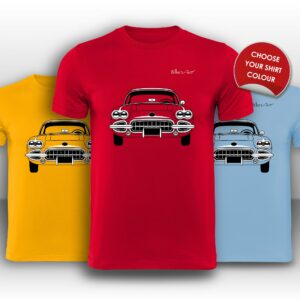 Chevrolet Corvette C1 Front View Super Cool T-Shirt from the Chevrolette store collection.