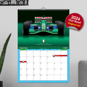 Formula 1 Coolest Cars 2026 12 month Race Calendar from the Azerbaijan GP - Baku Track Art store collection.