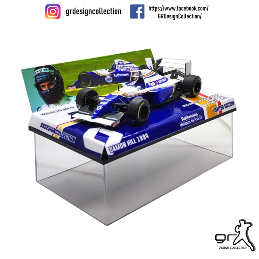 Damon Hill - Williams FW16 - F1 Brazilian GP 1994 / Altaya - IXO / 1:43 Belgium GP - Spa-Francorchamps Track Art