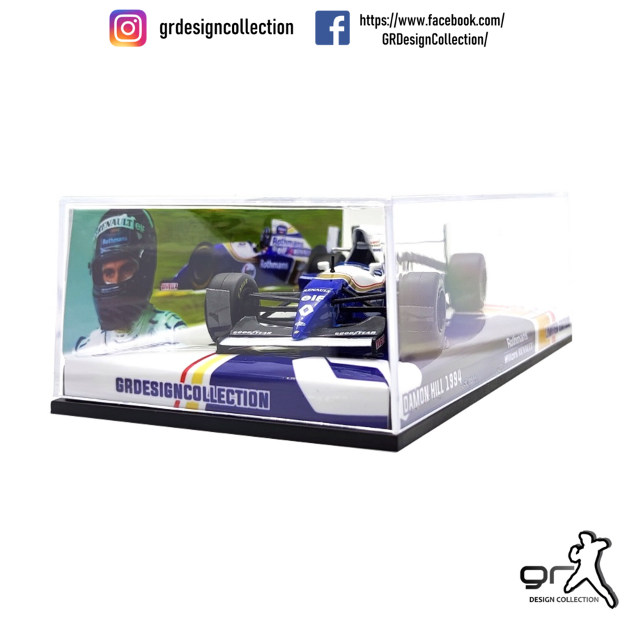 Damon Hill - Williams FW16 - F1 Brazilian GP 1994 / Altaya - IXO / 1:43 Belgium GP - Spa-Francorchamps Track Art