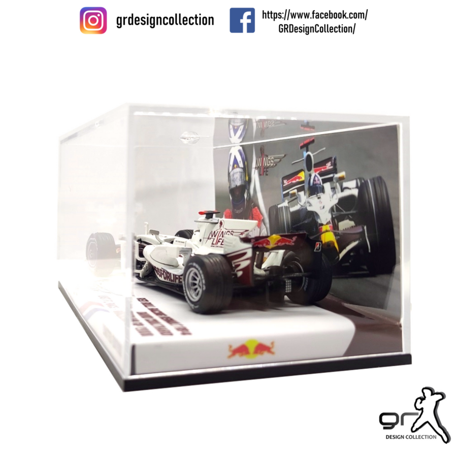 David Coulthard - Red Bull RB4 - F1 Brazilian GP 2008 / Altaya - IXO / 1:43 Belgium GP - Spa-Francorchamps Track Art