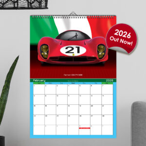 WEC Endurance Racing Car 2026 12 month Calendar Classics - Le Mans from the Azerbaijan GP - Baku Track Art store collection.