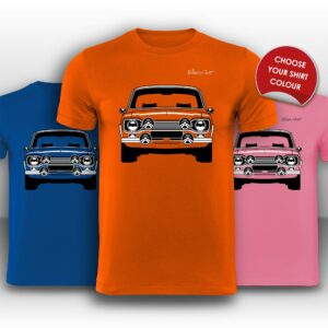 Ford Escort Mk1 Front View Super Cool T-Shirt from the Ford store collection.