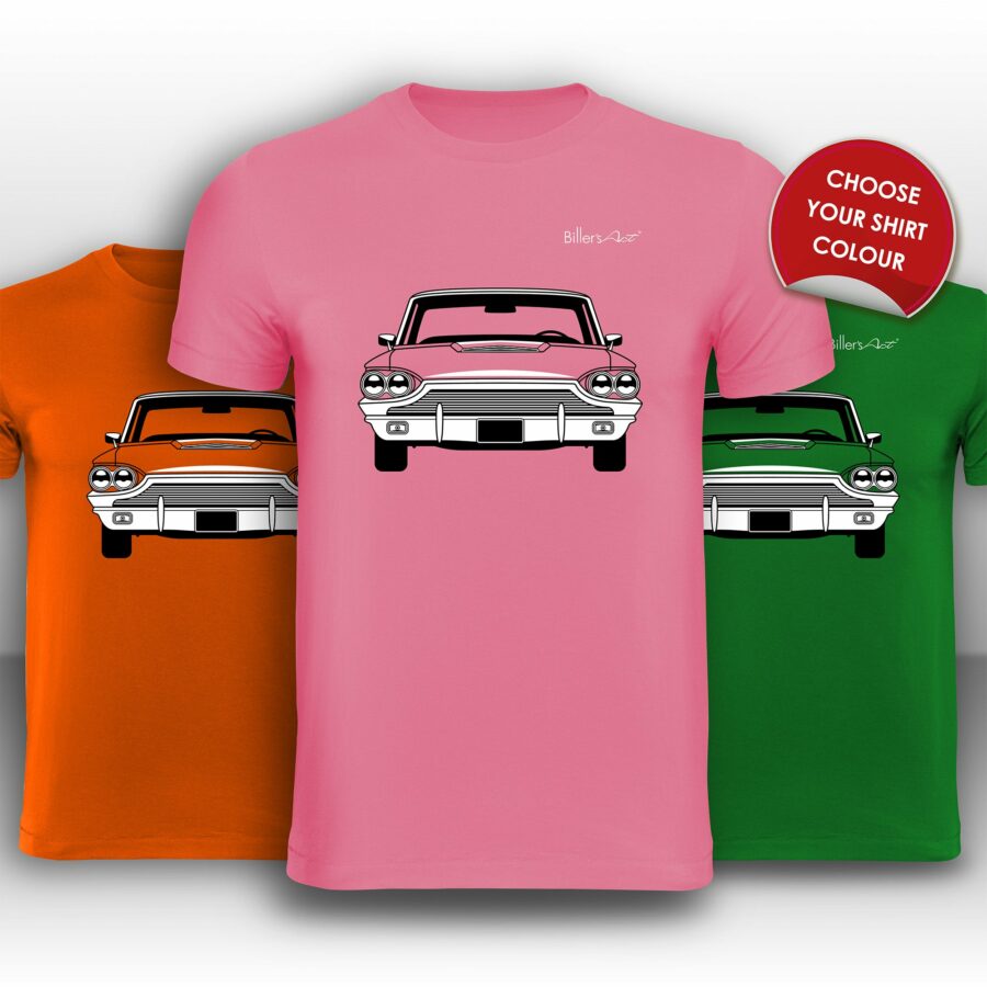 Ford Thunderbird 4th Gen Front View Super Cool T-Shirt Automotive