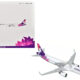 Airbus A321neo Commercial Aircraft "Hawaiian Airlines" (N208HA) White with Tail Graphics "Gemini 200" Series 1/200 Diecast Model Airplane by GeminiJets