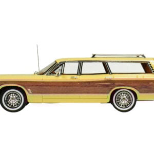 1967 Ford Country Squire Wagon Springtime Yellow with Woodgrain Sides Limited Edition to 200 pieces Worldwide 1/43 Model Car by Goldvarg Collection from the Ford store collection.