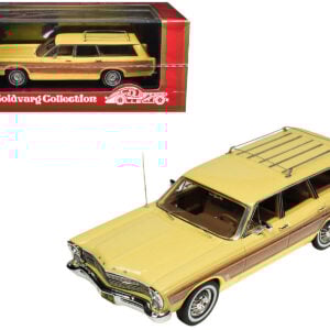 1967 Ford Country Squire Wagon Springtime Yellow with Woodgrain Sides Limited Edition to 200 pieces Worldwide 1/43 Model Car by Goldvarg Collection from the Ford store collection.