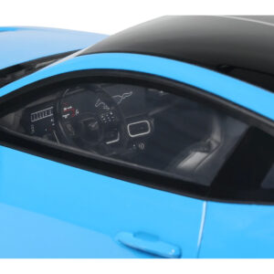 2024 Ford Mustang GTD Grabber Blue with Black Top 1/18 Model Car by GT Spirit  by Diecast Mania