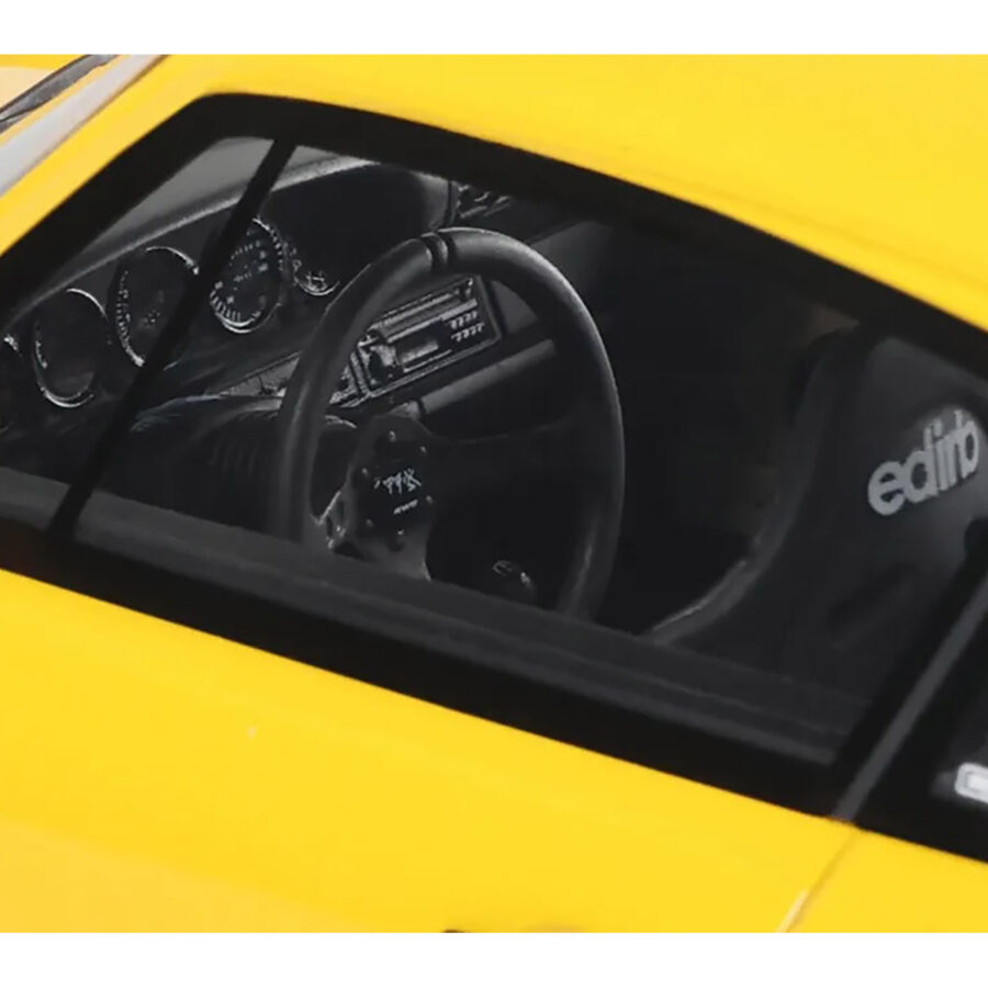 2024 Porsche 911 (964) RWB "Qeema" Yellow 1/18 Model Car by GT Spirit Automotive