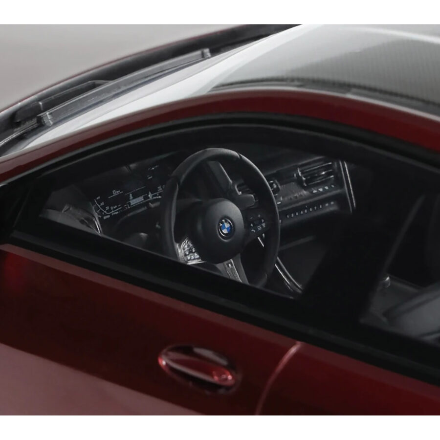 2023 BMW M850I xDrive M Performance Aventurine Red with Carbon Top 1/18 Model Car by GT Spirit from the BMW store collection.