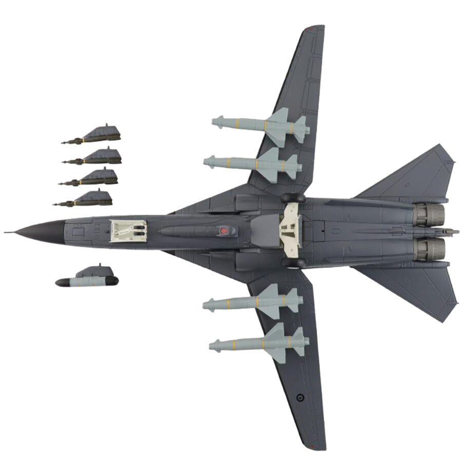 General Dynamics F-111C Pig Aircraft "A8-131 F-111 Operations 30th Anniversary" (2003) Royal Australian Air Force "Air Power Series" 1/72 Diecast Model by Hobby Master Australian GP - Albert Park Track Art
