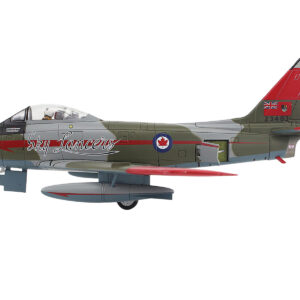 Canadair Sabre Mk.6 Fighter Aircraft "Sky Lancers" (1956) Royal Canadian Air Force "Air Power Series" 1/72 Diecast Model by Hobby Master from the Automotive store collection.