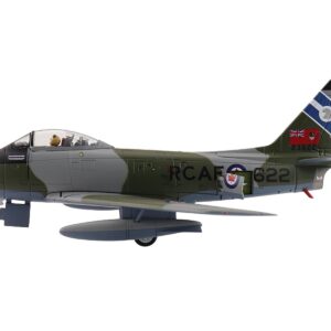 Canadair Sabre Mk.6 Fighter Aircraft "23622 430 Squadron" (1950s) Royal Canadian Air Force "Air Power Series" 1/72 Diecast Model by Hobby Master from the Automotive store collection.