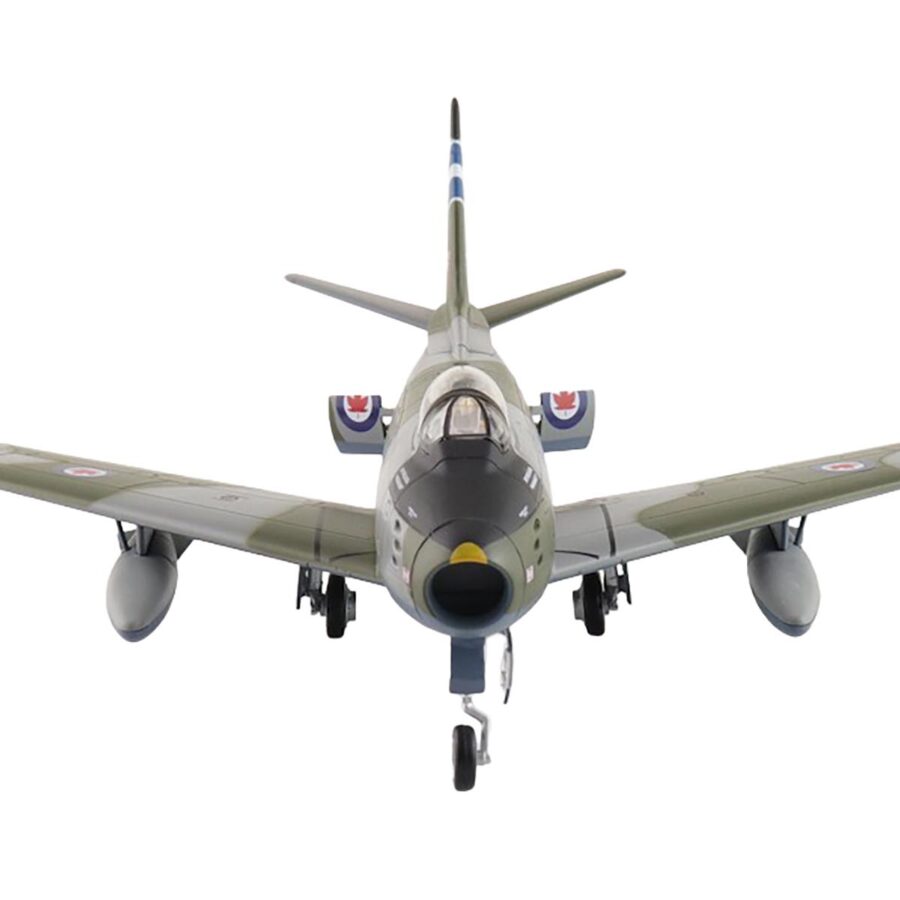 Canadair Sabre Mk.6 Fighter Aircraft "23622 430 Squadron" (1950s) Royal Canadian Air Force "Air Power Series" 1/72 Diecast Model by Hobby Master Automotive