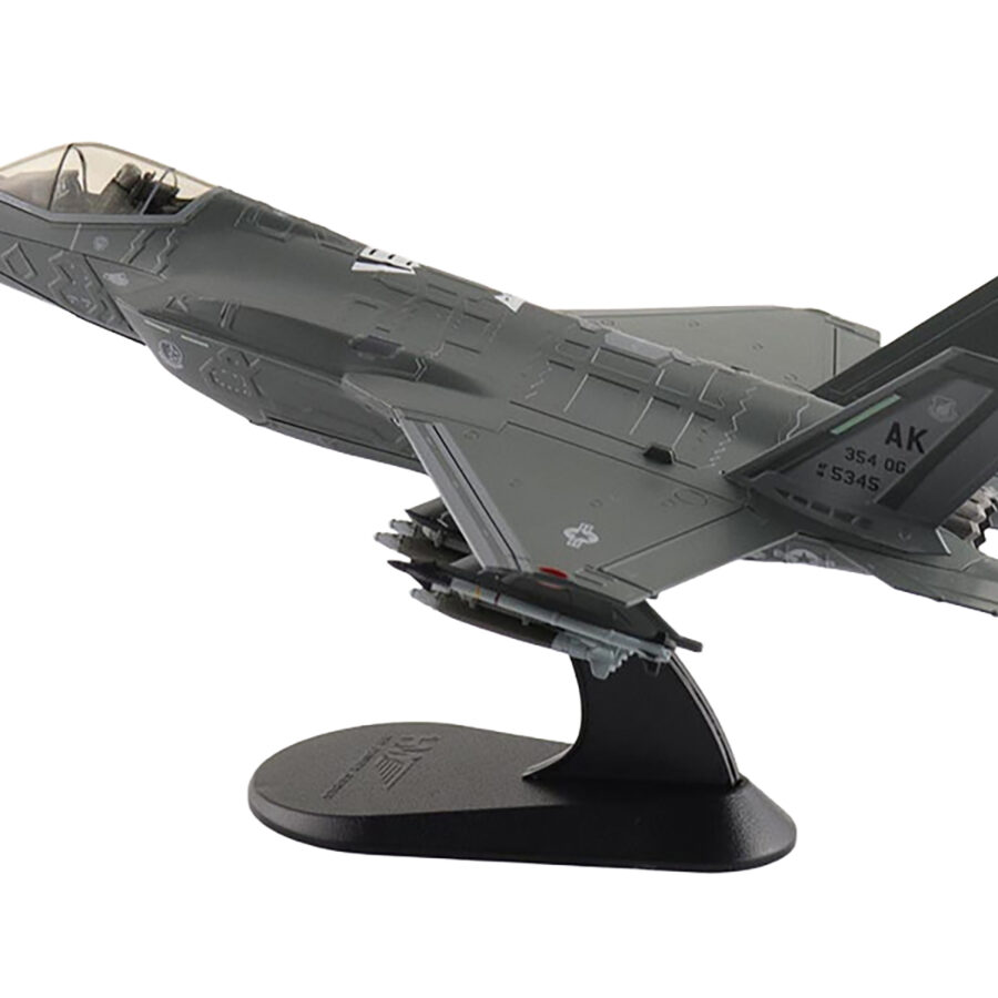 Lockheed Martin F-35A Lightning II Aircraft "5345 354th Operations Group Eielson Air Force Base Alaska" (2020s) United States Air Force "Air Power Series" 1/72 Diecast Model by Hobby Master Automotive