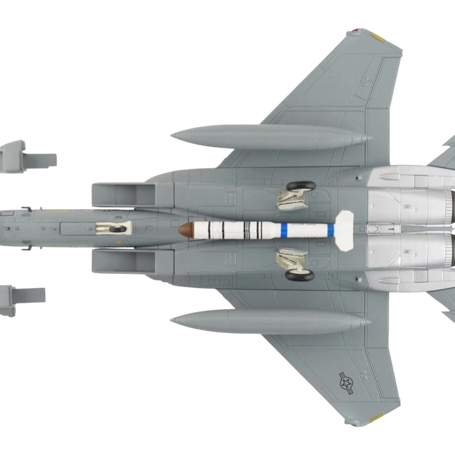 McDonnell Douglas F-15A Eagle Fighter Aircraft "76-0111 318th Fighter Interceptor Squadron" United States Air Force "Air Power Series" 1/72 Diecast Model by Hobby Master Automotive
