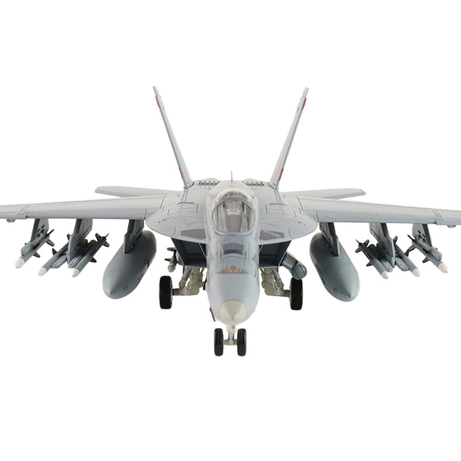 Boeing F/A-18E Super Hornet Fighter Aircraft "168910 Golden Warriors VFA-87 Operation Inherent Resolve" (2017) United States Navy "Air Power Series" 1/72 Diecast Model by Hobby Master Automotive