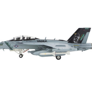 Boeing EA-18 Growler Aircraft "VAQ-209 Star Warriors AF500 Vader" (2024) United States Navy "Air Power Series" 1/72 Diecast Model by Hobby Master from the Automotive store collection.