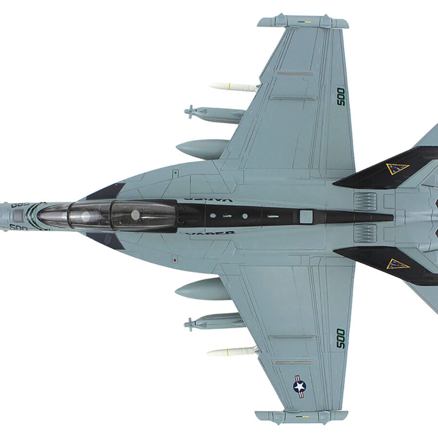 Boeing EA-18 Growler Aircraft "VAQ-209 Star Warriors AF500 Vader" (2024) United States Navy "Air Power Series" 1/72 Diecast Model by Hobby Master Sports Car Racing Model Cars