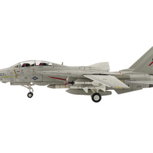Grumman F-14A Tomcat Fighter Aircraft "160390 Sukhoi Killer VF-41 Black Aces USS Nimitz" (1982) United States Navy "Air Power Series" 1/72 Diecast Model by Hobby Master from the Automotive store collection.