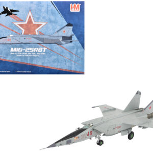Mikoyan-Gurevich MiG-25RBT Aircraft "Red 46 47th Guards Reconnaissance Aviation Regiment 2nd Squadron" (2001) Russian Air Force "Air Power Series" 1/72 Diecast Model by Hobby Master from the Sports Car Racing Collectibles store collection.