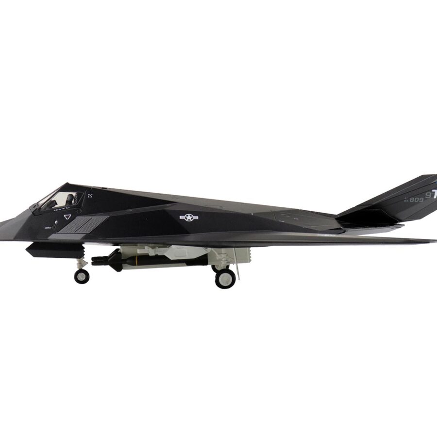 Lockheed F-117A Nighthawk Stealth Aircraft "84-0809" (2022) United States Air Force "Air Power Series" 1/72 Diecast Model by Hobby Master Sports Car Racing Model Cars