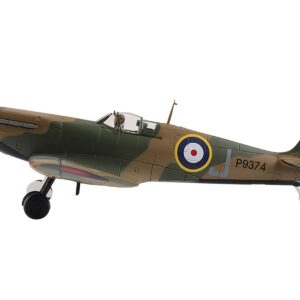 Supermarine Spitfire Mk.1a Fighter Aircraft "J/P9374 Dunkirk" British Royal Air Force "Air Power Series" 1/48 Diecast Model by Hobby Master from the Automotive store collection.