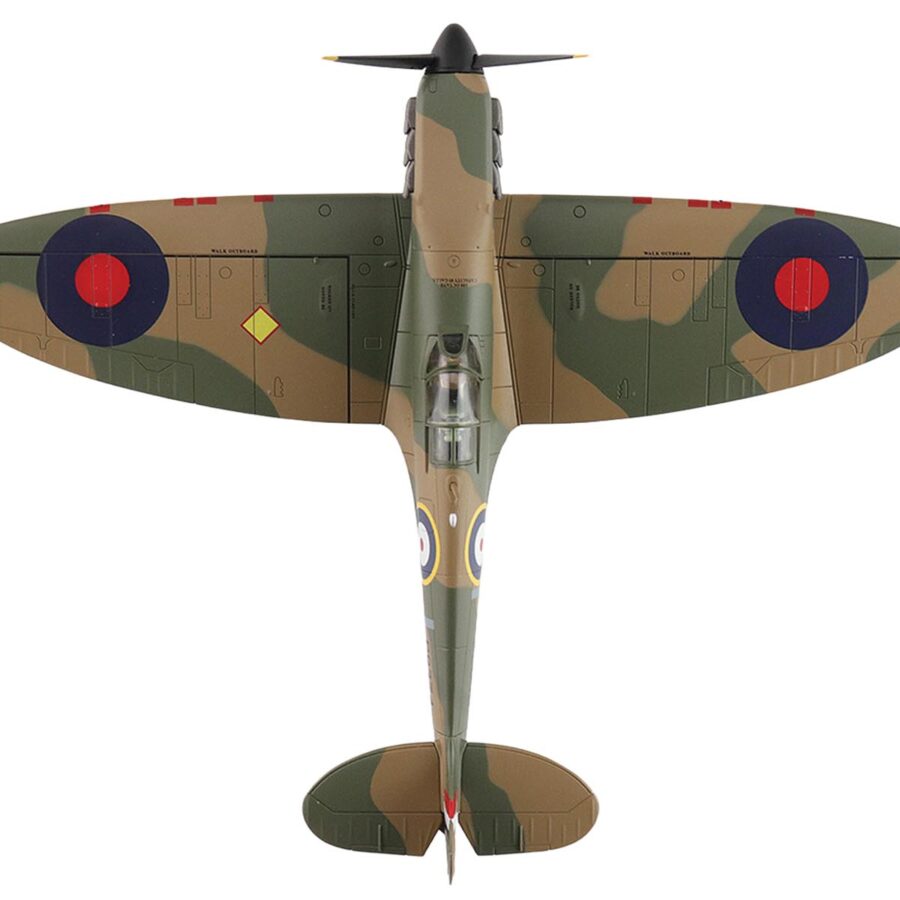 Supermarine Spitfire Mk.1a Fighter Aircraft "J/P9374 Dunkirk" British Royal Air Force "Air Power Series" 1/48 Diecast Model by Hobby Master Automotive