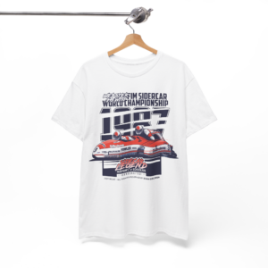Webster & Hewitt 1987 Sidecar Legend T-Shirt | FIM Sidecar World Championship Vintage Racing Shirt | Motorsport Retro Tee from the Official Motorsport Merchandise store collection.