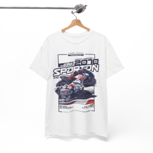 Jorge Lorenzo 2010 World Champion T-Shirt | MotoGP Legend Racing Shirt | Yamaha Fiat MotoGP Graphic Tee Product by Evan DeCiren Store