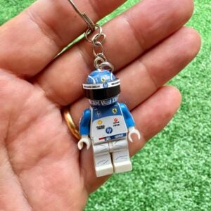 F1 Minifigure Keyring Charles Leclerc 2025 Ferrari gp Miami from the Race Track Wall Art store collection.