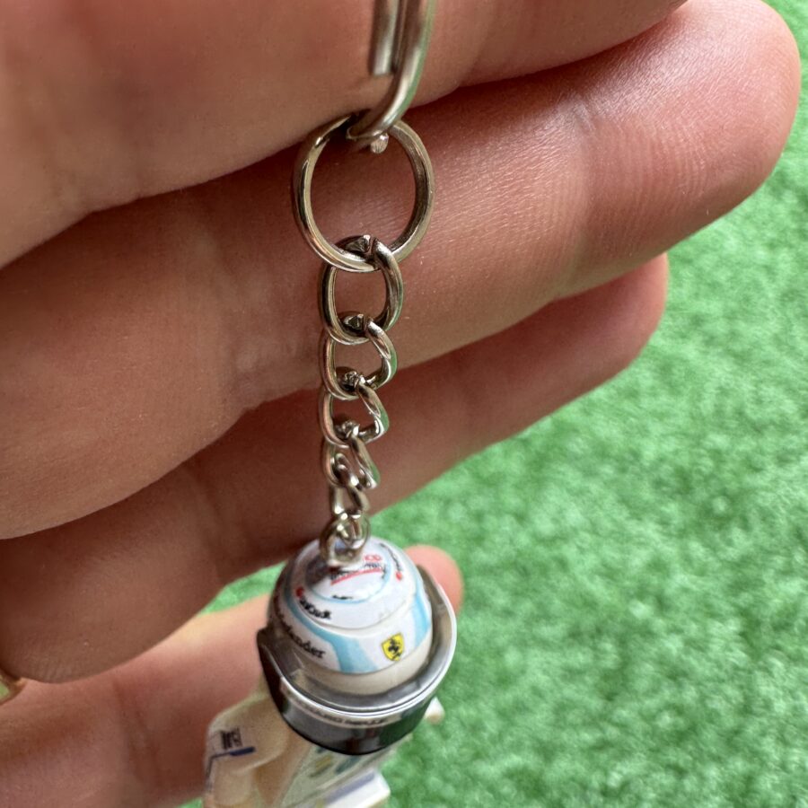 F1 Minifigure Keyring Charles Leclerc 2025 Ferrari Gp Montecarlo Alfa Romeo Sauber