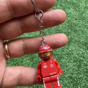 F1 Minifigure Keyring Charles Leclerc 2023 Ferrari Winner Gp Las Vegas from the Sports Car Racing Race Suits store collection.