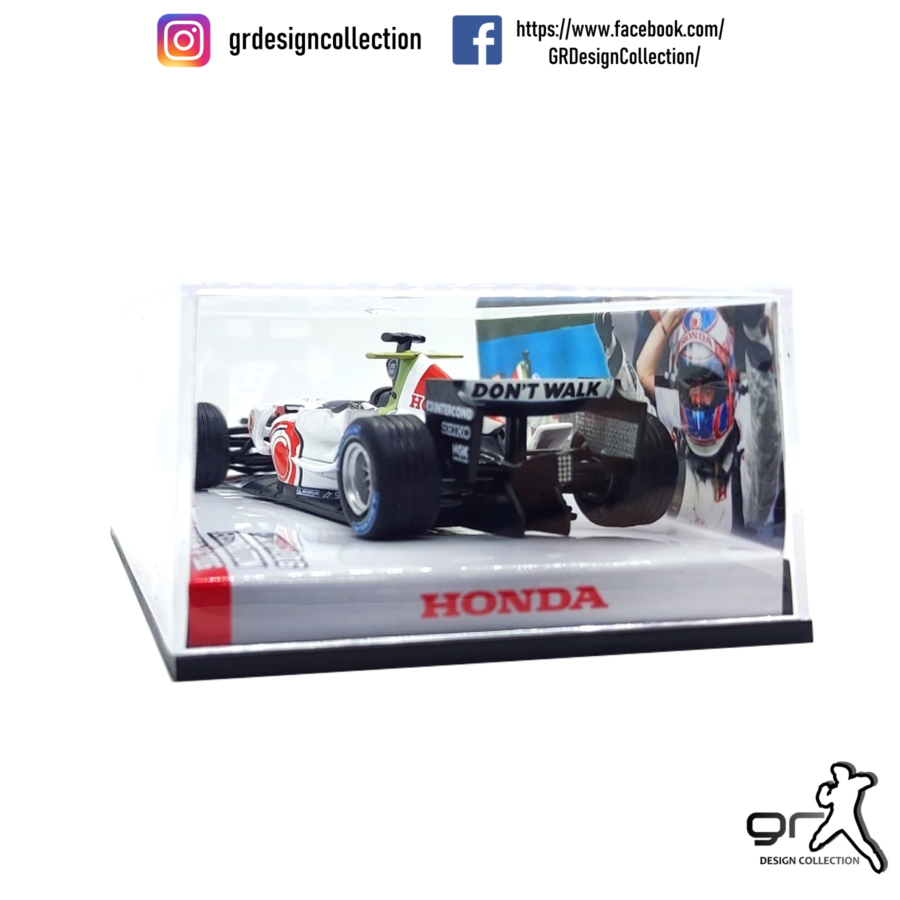 Jenson Button - Honda RA106 - F1 Winner Hungarian GP 2006 / Altaya - IXO / 1:43 Belgium GP - Spa-Francorchamps Track Art