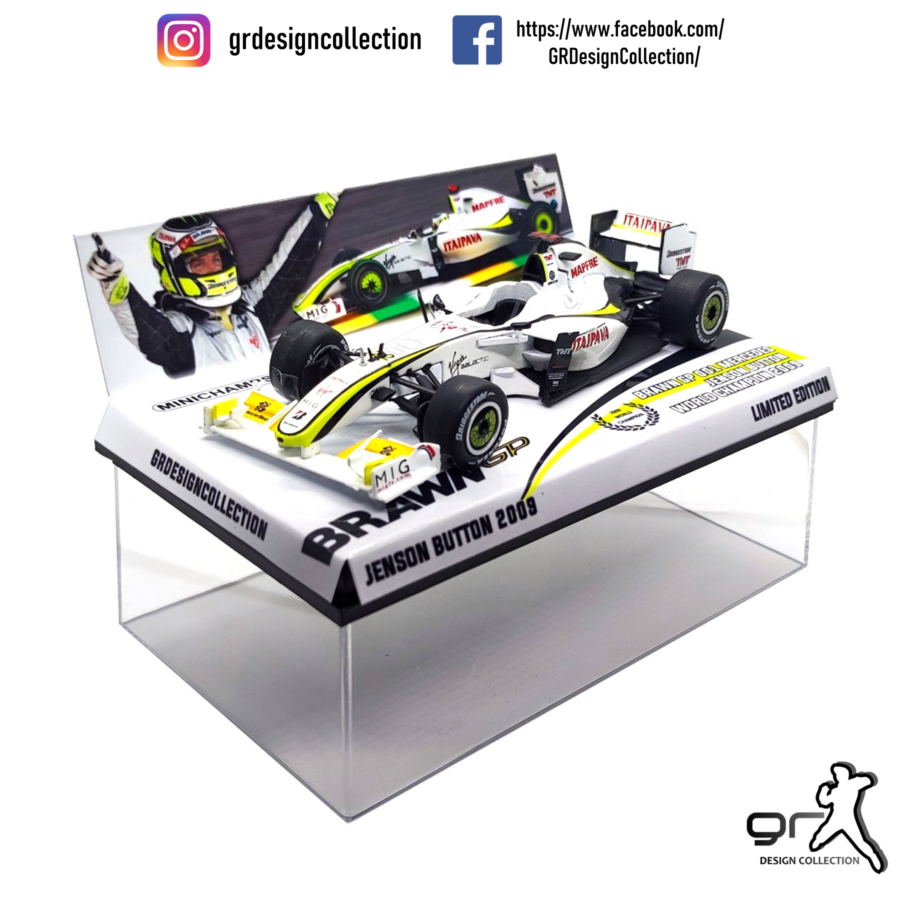 Jenson Button - Brawn GP 001 - F1 World Champion 2009 / Altaya - IXO / 1:43 from the Brawn GP store collection.