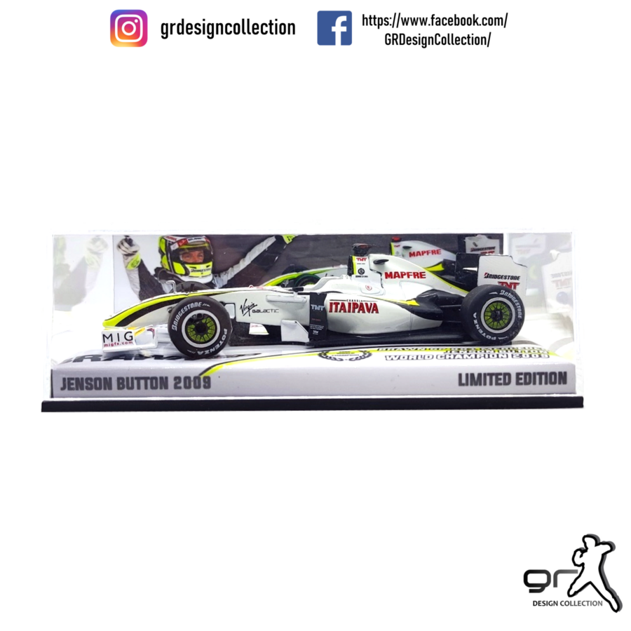 Jenson Button - Brawn GP 001 - F1 World Champion 2009 / Altaya - IXO / 1:43 from the Brawn GP store collection.