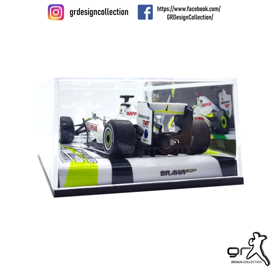 Jenson Button - Brawn GP 001 - F1 World Champion 2009 / Altaya - IXO / 1:43 Belgium GP - Spa-Francorchamps Track Art