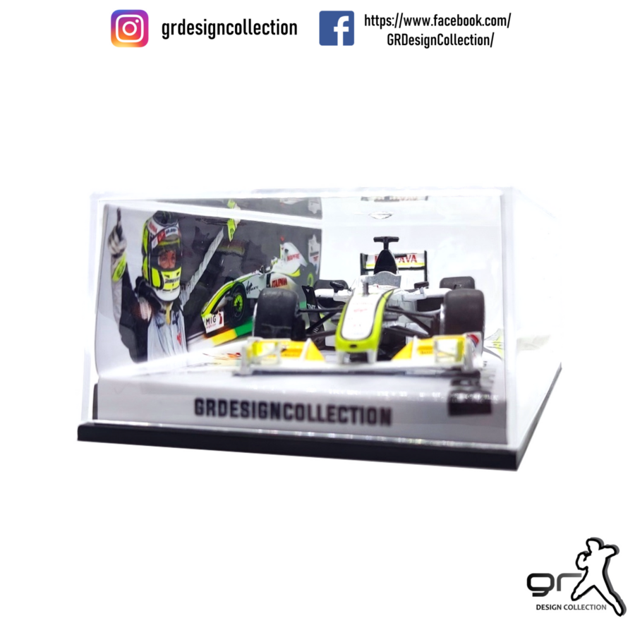 Jenson Button - Brawn GP 001 - F1 World Champion 2009 / Altaya - IXO / 1:43 Belgium GP - Spa-Francorchamps Track Art